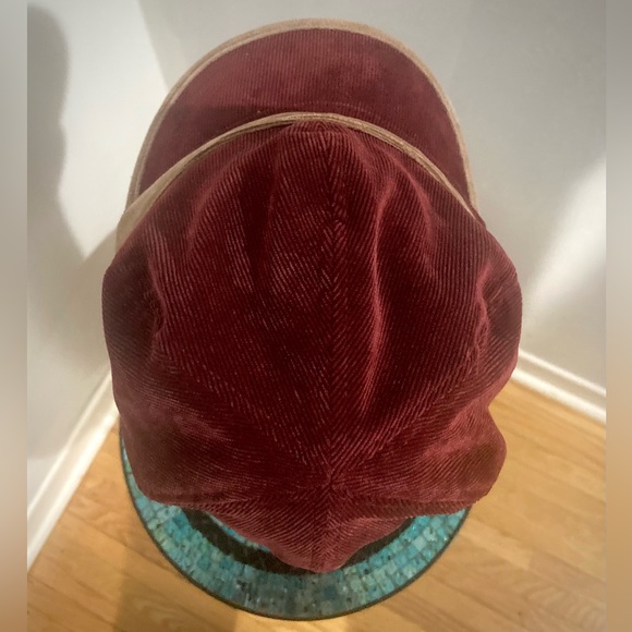 Vintage Liz Claiborne Corduroy Pageboy Hat - Rare Colour Combo - Picture 13 of 16